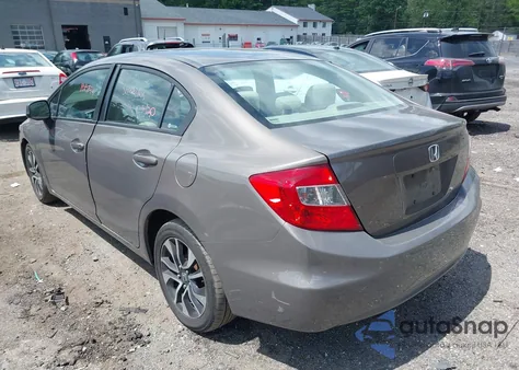 2012 Honda Civic Lx из США, поврежденный, VIN 2HGFB2F54CH523512